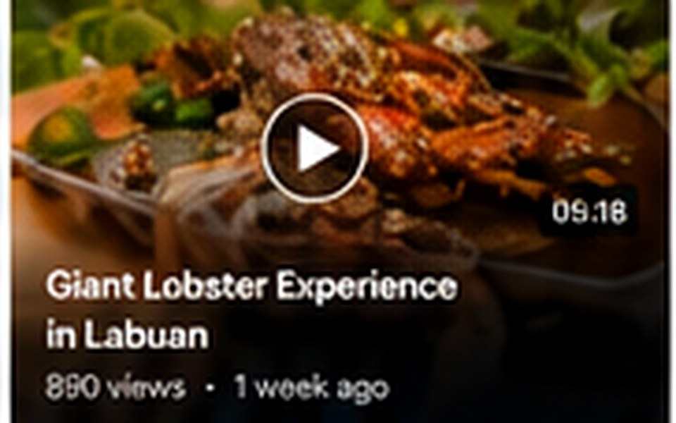 Giant Lobster Experience in Labuan